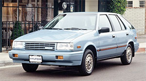 Hyundai Excel, 1985 .
