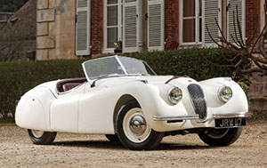 Послевоенная модель - Jaguar XK120, 1948 год. Jaguar XK120, 1948 год